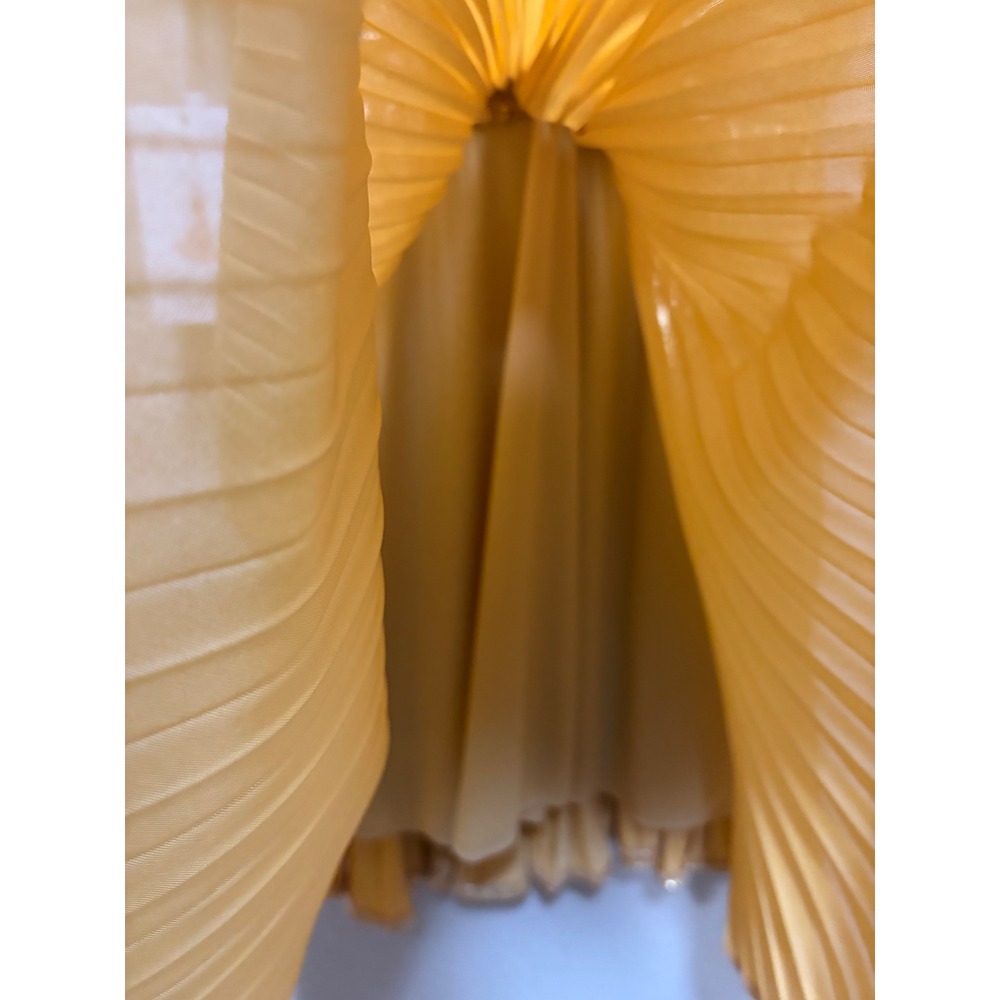 Fashion Class and Fashion Metallic Gold Pleated Mini Dress Size 4‎ NWT 3372222 - Picture 7 of 11